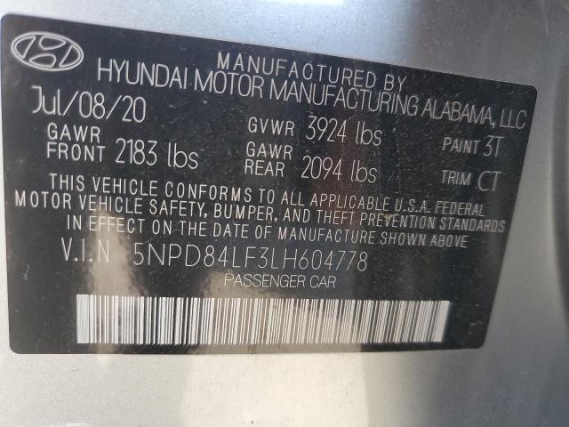 2020 HYUNDAI ELANTRA SE - 5NPD84LF3LH604778