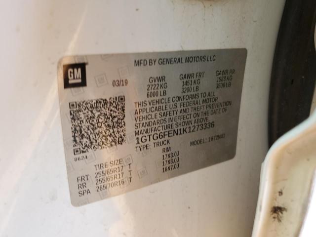 2019 GMC CANYON ALL 1GTG6FEN1K1273336