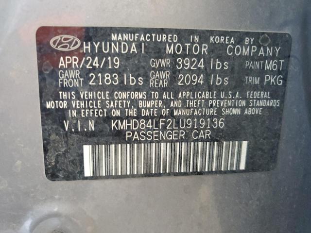2020 HYUNDAI ELANTRA SE - KMHD84LF2LU919136