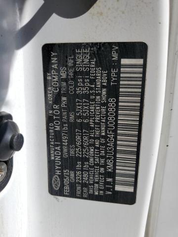 2015 HYUNDAI TUCSON LIM - KM8JU3AG4FU080888