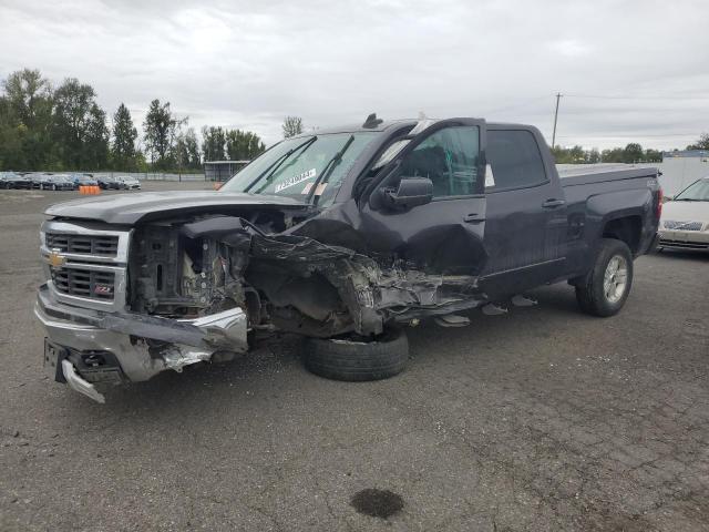 CHEVROLET SILVERADO 2015 black  gas 3GCUKREC8FG167455 photo #1
