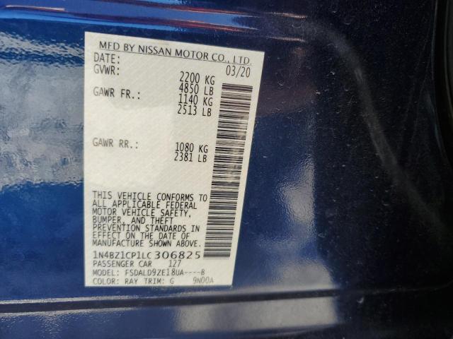 2020 NISSAN LEAF SV PL - 1N4BZ1CP1LC306825
