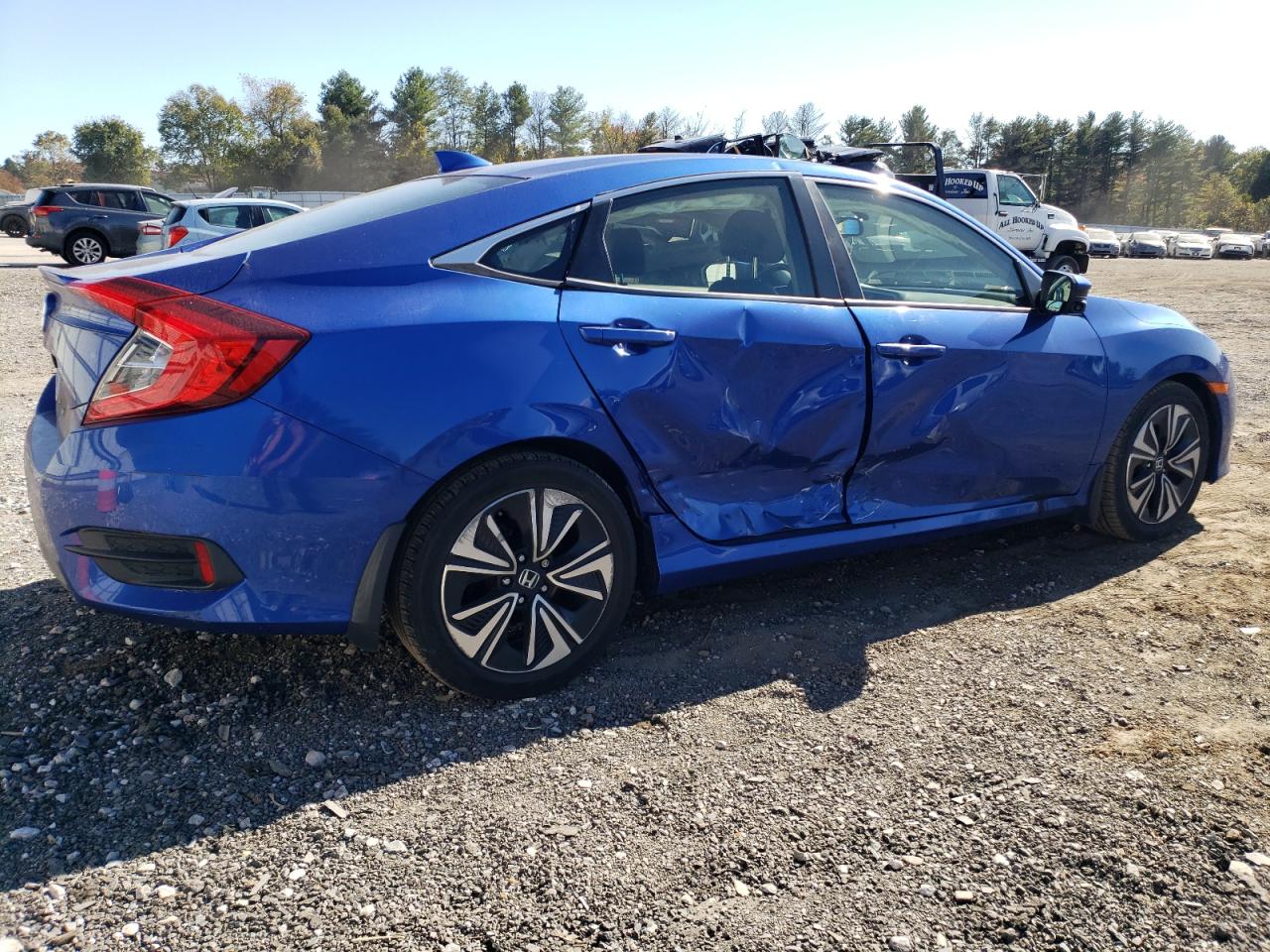 Lot #3027080796 2018 HONDA CIVIC EXL