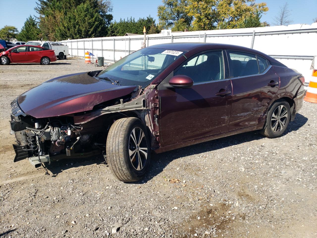 Lot #2962553853 2021 NISSAN SENTRA SV