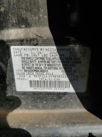 2017 NISSAN VERSA SEDA - 3N1CE2CP0HL353312