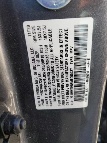 2021 HONDA CR-V EX - 7FARW2H58ME000437
