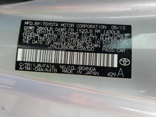 VIN JTNJJXB08EJ026320 2014 Toyota Scion no.12