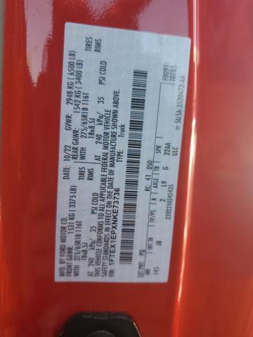2022 FORD F150 SUPER - 1FTEX1EPXNKE73736