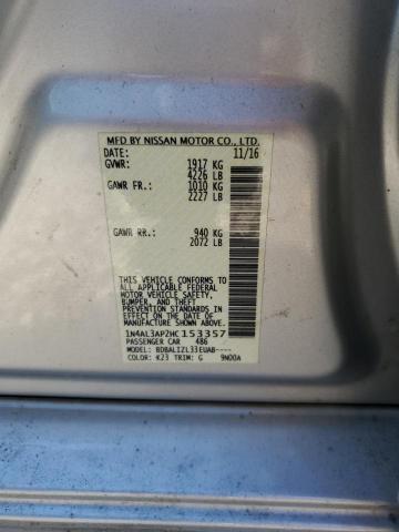 2017 NISSAN ALTIMA 2.5 - 1N4AL3AP2HC153357