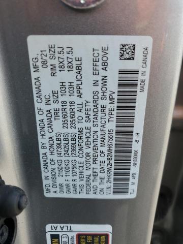 2021 HONDA CR-V EXL - 2HKRW2H82MH675515