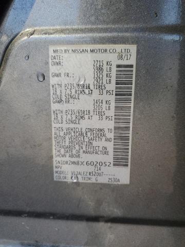 2018 NISSAN PATHFINDER - 5N1DR2MN8JC602052