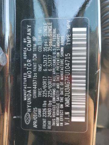 2015 HYUNDAI TUCSON LIM - KM8JU3AG7FU104715