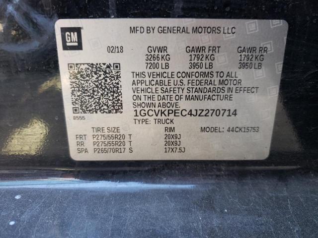 2018 CHEVROLET SILVERADO - 1GCVKPEC4JZ270714