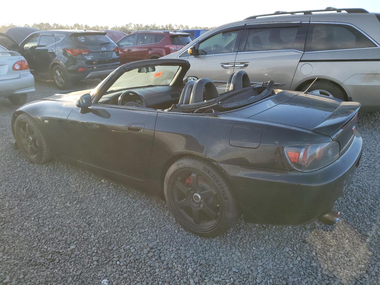 HONDA S2000 2005 black  gas JHMAP21445S000767 photo #3