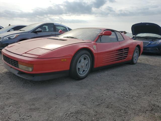 FERRARI TESTAROSSA 1986 red coupe gas ZFFSA17A5G0063021 photo #1