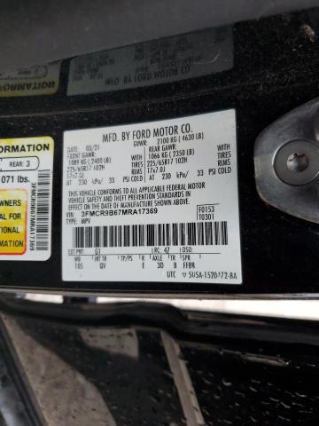 2021 FORD BRONCO SPO - 3FMCR9B67MRA17369