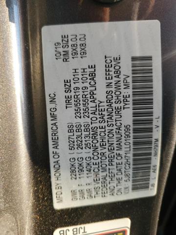 2020 ACURA RDX ADVANC - 5J8TC2H71LL019095