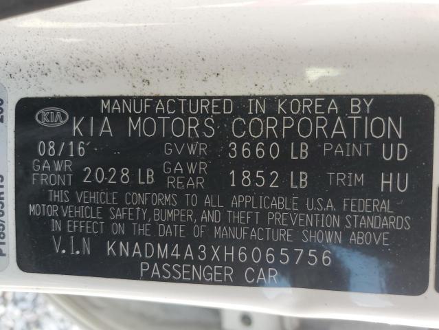 VIN KNADM4A3XH6065756 2017 KIA Rio, LX no.12