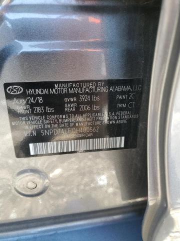 VIN 5NPD74LF1JH400562 2018 Hyundai Elantra, SE no.12