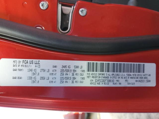 2015 DODGE JOURNEY CR - 3C4PDCGB2FT698103