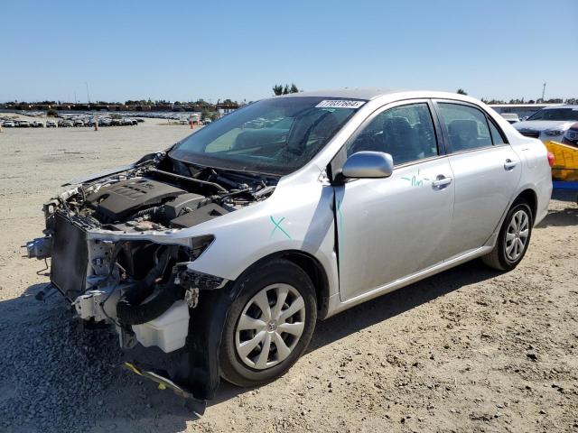 TOYOTA COROLLA BA 2011 silver  gas JTDBU4EE7B9129540 photo #1