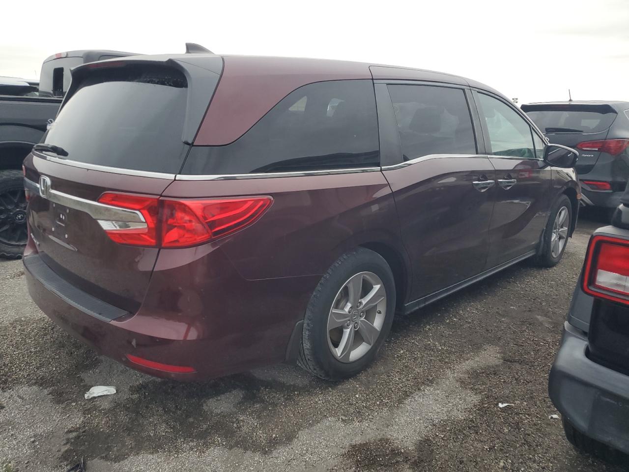 Lot #2977084063 2020 HONDA ODYSSEY EX