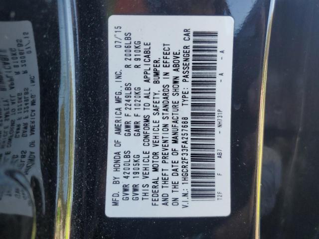 2015 HONDA ACCORD LX - 1HGCR2F33FA257688