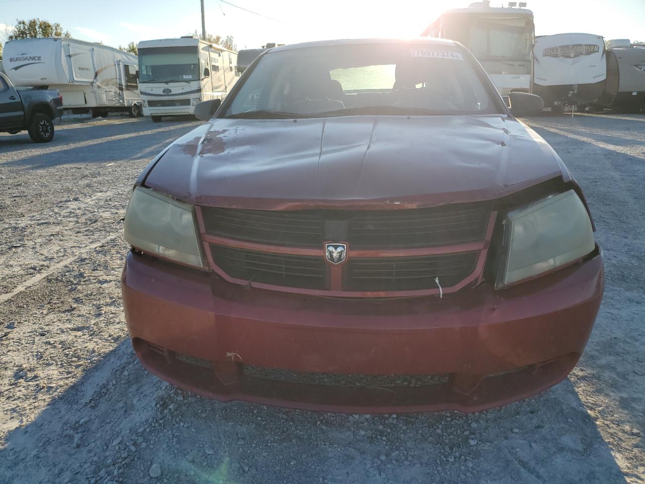 Lot #2972373470 2010 DODGE AVENGER SX