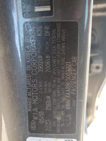 VIN KNAFX4A88E5083721 2014 KIA Forte, EX no.13