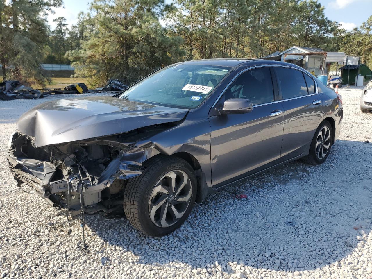 Lot #2955422708 2016 HONDA ACCORD EXL