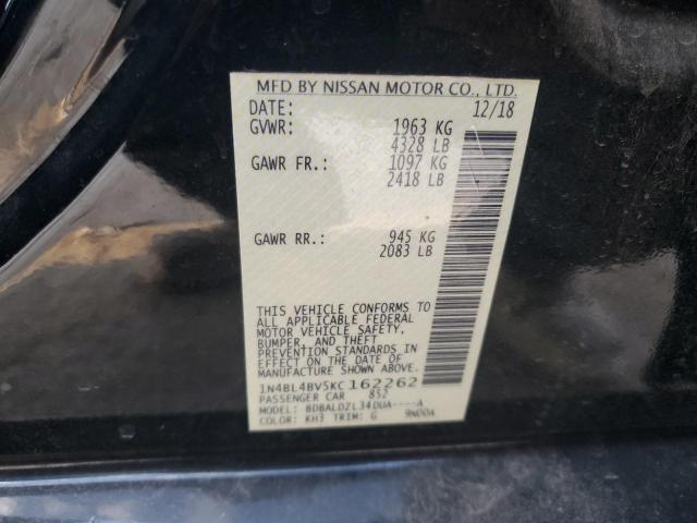 2019 NISSAN ALTIMA S - 1N4BL4BV5KC162262