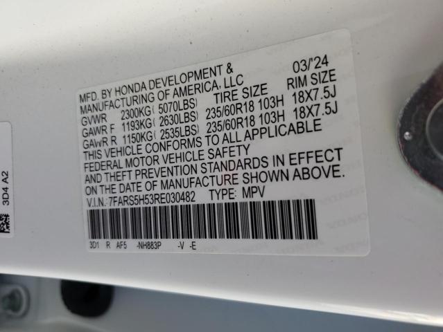 2024 HONDA CR-V SPORT - 7FARS5H53RE030482