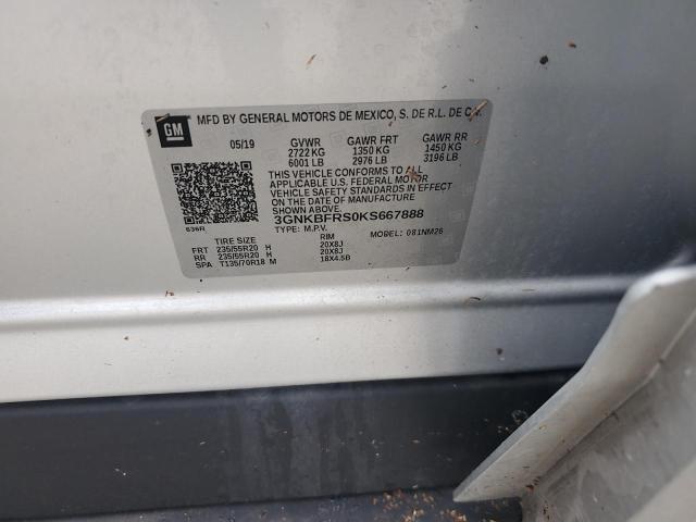2019 CHEVROLET BLAZER PRE - 3GNKBFRS0KS667888