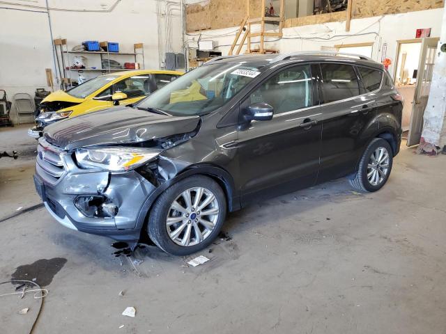 FORD ESCAPE TIT 2017 gray  gas 1FMCU0JD6HUB23692 photo #1