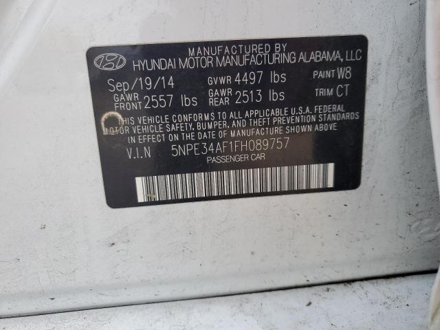 VIN 5NPE34AF1FH089757 2015 Hyundai Sonata, Sport no.13