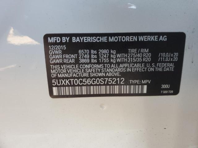 VIN 5UXKT0C56G0S75212 2016 BMW X5, Xdr40E no.13