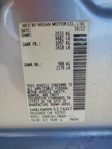 2023 NISSAN ALTIMA SV - 1N4BL4DW9PN317607