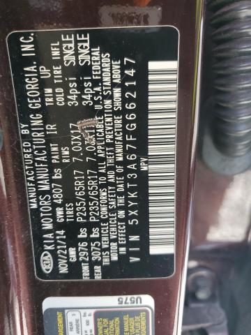 2015 KIA SORENTO LX - 5XYKT3A67FG662147