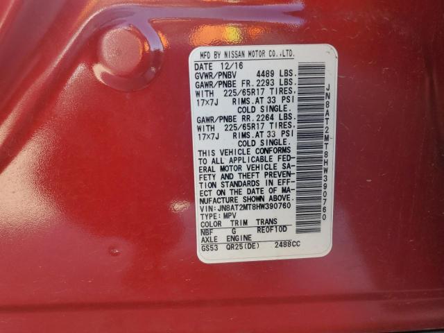 2017 NISSAN ROGUE S - JN8AT2MT8HW390760