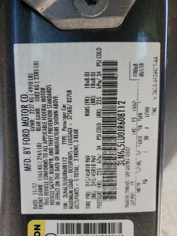 2018 LINCOLN MKZ HYBRID - 3LN6L5LU0JR608112