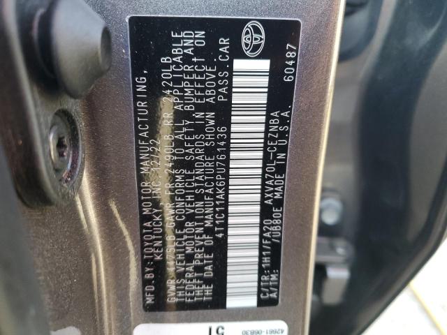 2023 TOYOTA CAMRY LE - 4T1C11AK6PU761436