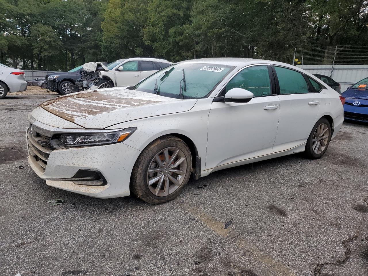 Lot #2895301437 2021 HONDA ACCORD LX