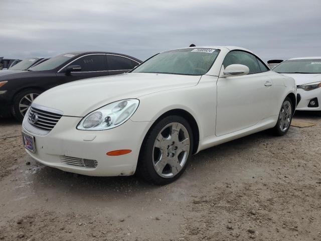 LEXUS SC 430 2004 white converti gas JTHFN48Y840058858 photo #1