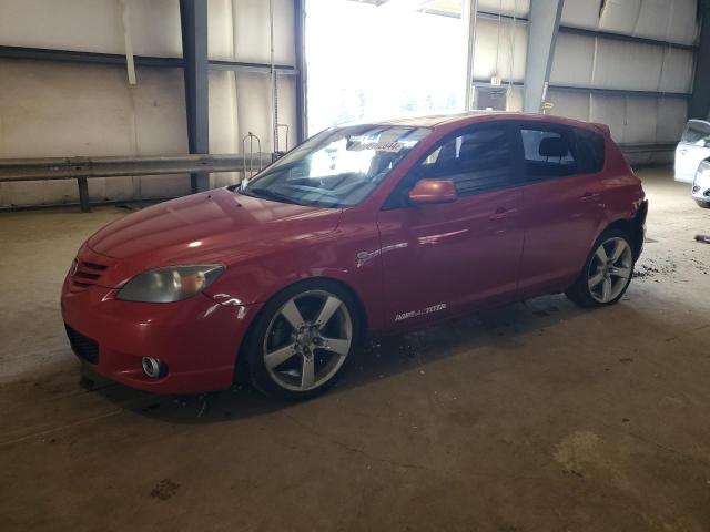 MAZDA 3 HATCHBAC 2005 red hatchbac gas JM1BK343051314757 photo #1