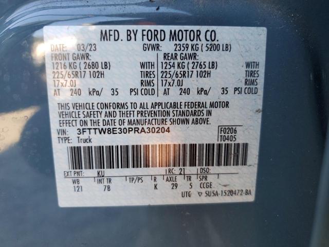 2023 FORD MAVERICK X - 3FTTW8E30PRA30204
