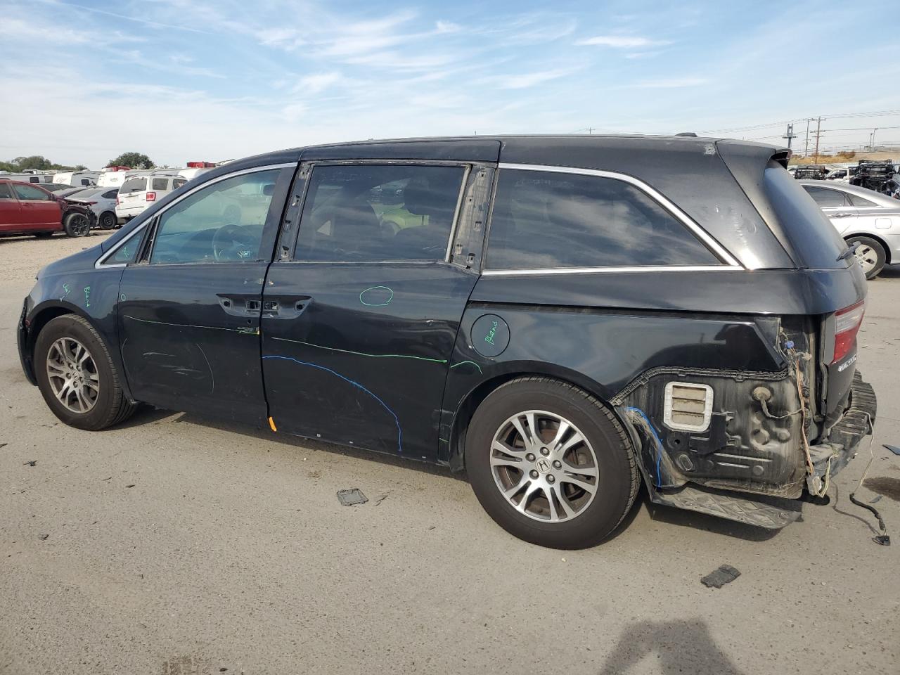 Lot #2928426791 2011 HONDA ODYSSEY EX