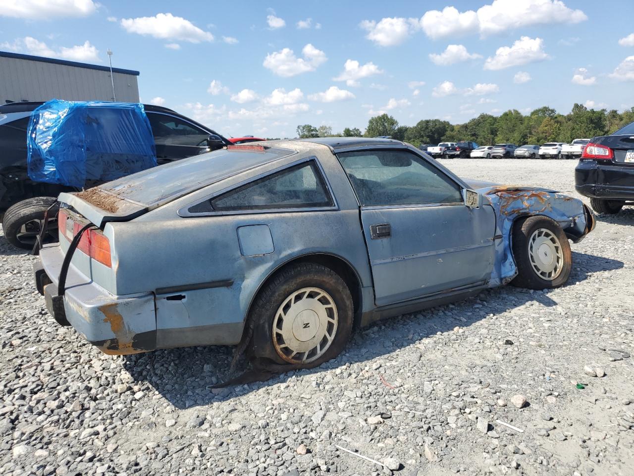 NISSAN 300ZX 1987 blue  gas JN1HZ14S7HX211227 photo #4