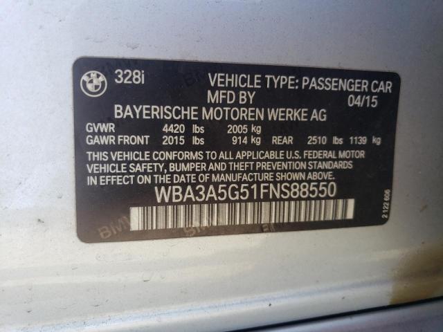 2015 BMW 328 I - WBA3A5G51FNS88550