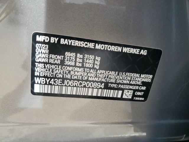 2024 BMW I7 EDRIVE5 WBY43EJ06RCP00894