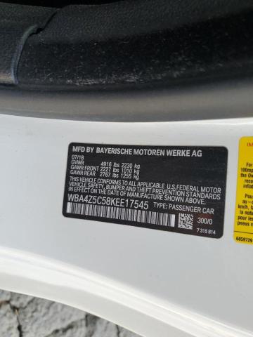 2019 BMW 440I WBA4Z5C58KEE17545